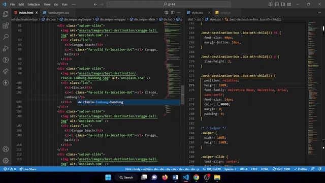 Membuat Website WISATA Menggunakan HTML CSS JS - Landing Page Projects #4 смотреть онлайн