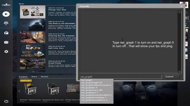How to show FPS and PING --------- (CS:GO) смотреть онлайн