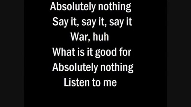 EDWIN STARR 💥WAR💥{LYRICS} смотреть онлайн