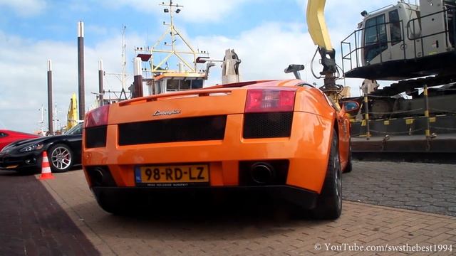 Lamborghini Gallardo w/ QuickSilver Exhausts! HARD Revving! - 1080p HD смотреть онлайн