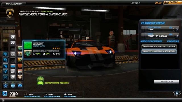 Lamborghini Murcielago LP670 4 Superveloce -Maximo Global NFS WORLD смотреть онлайн
