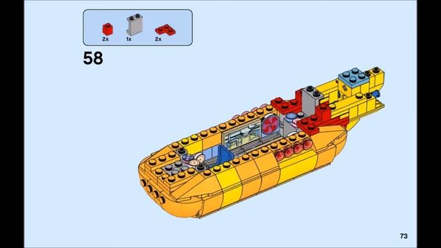 LEGO Ideas 21306 Yellow Submarine Instructions DIY Book Beatles смотреть онлайн