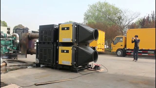 Electrostatic Black Smoke Eliminator for Generator Sets Testing 1 смотреть онлайн