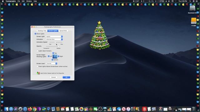 How to Get a Christmas Tree & Blinking Lights on the Mac Desktop смотреть онлайн