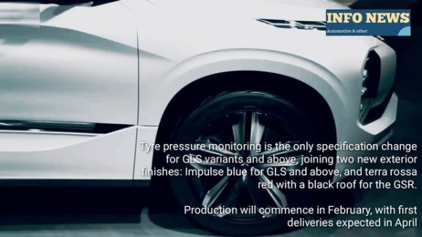 The updated 2023 Mitsubishi PAJERO SPORT - Exterior Design