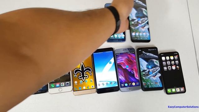 Galaxy S8 Vs LG G6 Vs iPhone X Vs Moto X4 & More |16.9 Aspect Ratio Vs 18.9 Aspect Ratio | смотреть онлайн