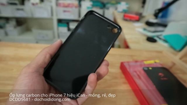 Ốp lưng carbon cho iPhone 7 hiệu iCan - mỏng, rẻ, đẹp смотреть онлайн