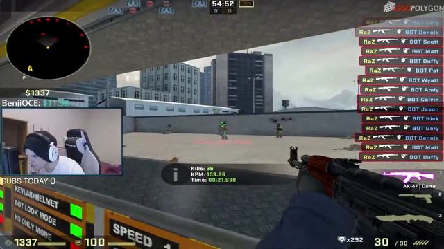 Aim Botz Challenge 105+ KPM By RaZ