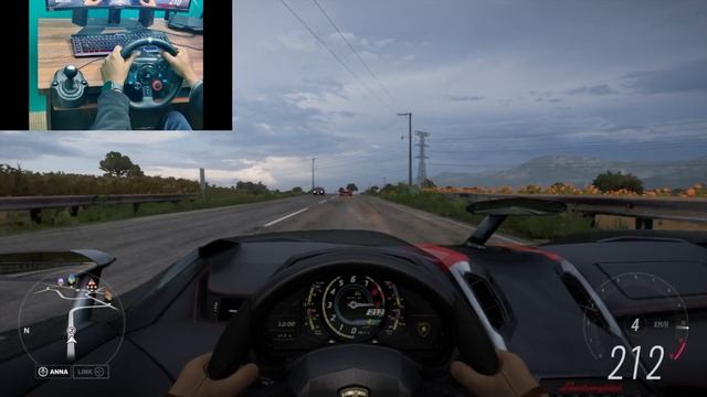 Forza Horizon 5 -Lamborghini Aventador J 2012 | Logitech G29 Gameplay смотреть онлайн