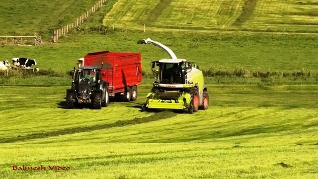 Hi-Speed Silage with Claas Jaguar 970. Watch it Fly!! смотреть онлайн