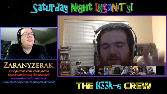 Saturday Night InSaNiTy Weekly Geek Chat! March 4, 2017 смотреть онлайн