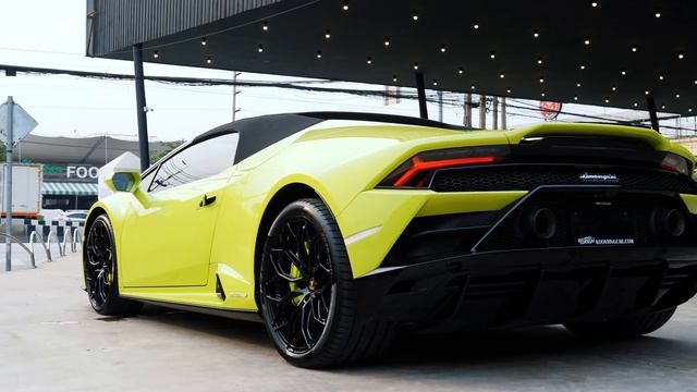 รีวิว Lamborghini Huracan EVO Spyder มะนาวที่แพงที่สุดในโลก смотреть онлайн