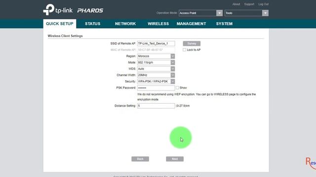 How To Configure TP-LINK Pharos WBS210 V1 Outdoor Wireless Base Station CPE WiFi 2.4GHz 300Mbps