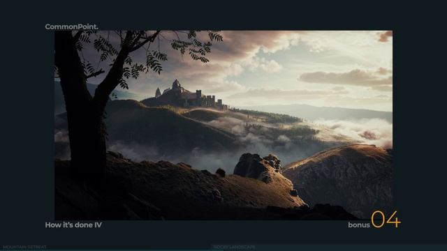 Bonus Lesson 04 - How its done IV - Mountain Retreat Rocky Landscape смотреть онлайн