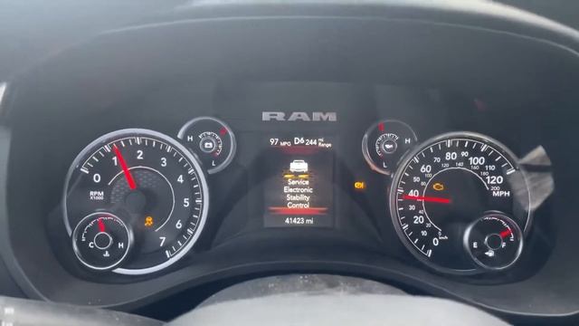 2019 Ram 1500- Service Shifter, Electronic Stability Control, Check Engine, Dash resetting. смотреть онлайн