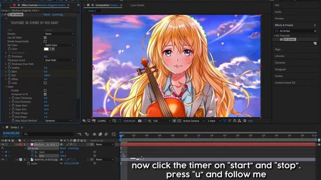 3-d stroke tutorial | after effects смотреть онлайн