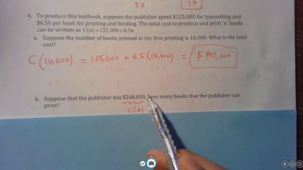 Math 086 Final Exam Practice Questions Video Solution