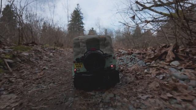 River bed RC off-road with RC4WD Scale Land Rover Defender 90 смотреть онлайн