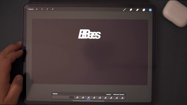 Lumafusion - create animated text with transparency background (using the Procreate app) смотреть онлайн