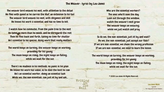 The Weaver - by Lou Jones смотреть онлайн