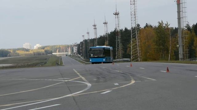 Городской сочлененный автобус МАЗ-216066 смотреть онлайн