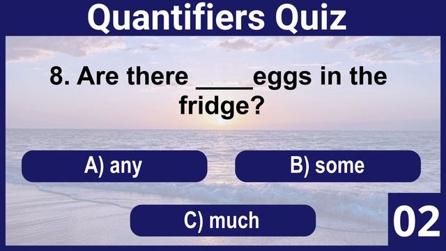 Quantifiers Quiz: Many, Much, Little, Any, Few, etc. | Grammar Test смотреть онлайн