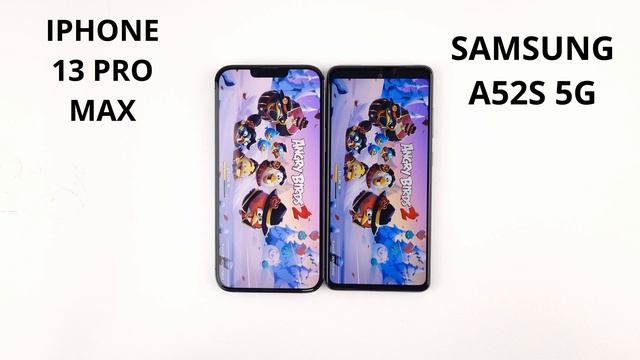 Iphone 13 Pro Max vs Samsung A52S 5G SPEED TEST смотреть онлайн
