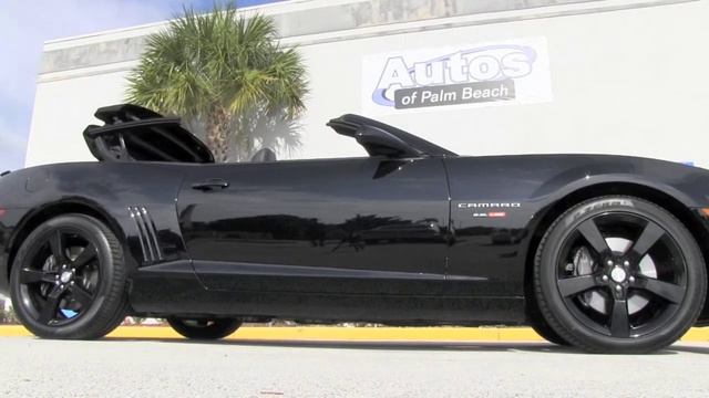 2011 Chevrolet Camaro 2SS/RS Black Convertible смотреть онлайн