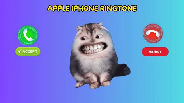 APPLE RINGTONE IPHONE CAT CUT - APPLE RINGTONE IPHONE #pro EP.16 #iphone #cat