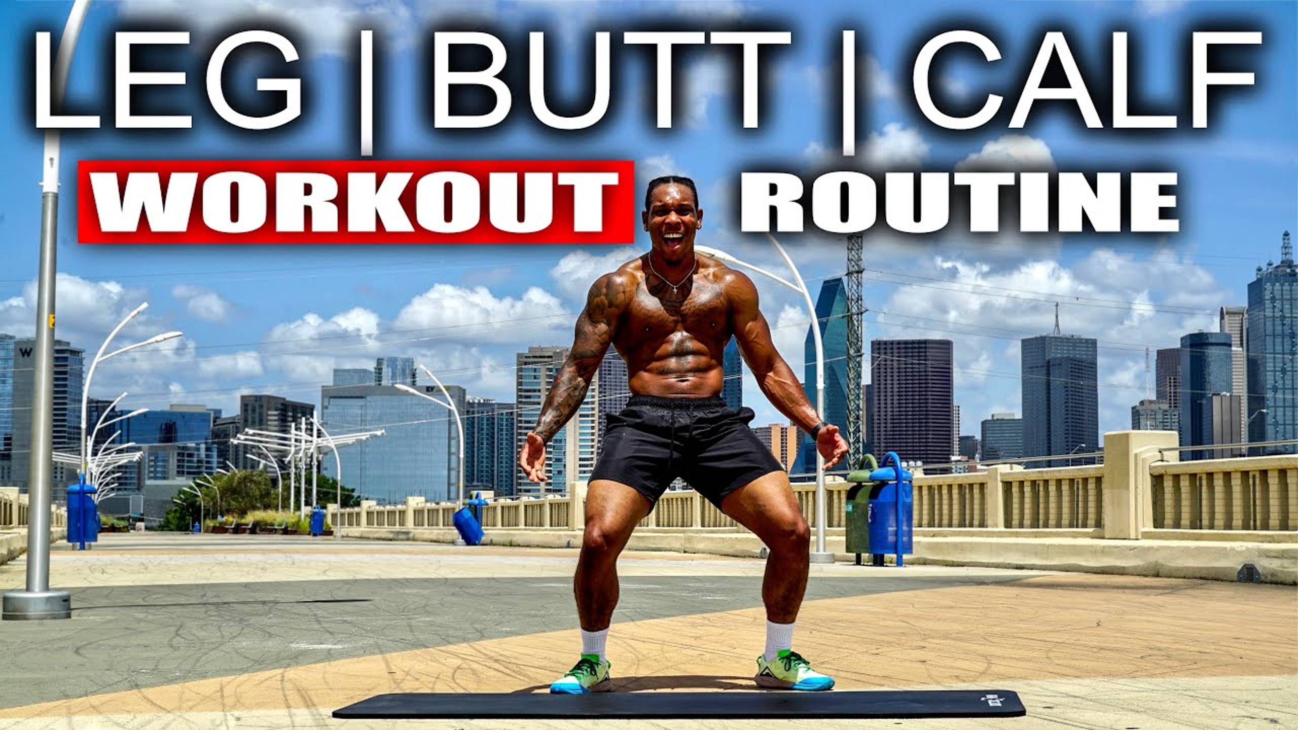 NO EQUIPMENT 10 MINUTE LEG WORKOUT - BullyJuice смотреть онлайн