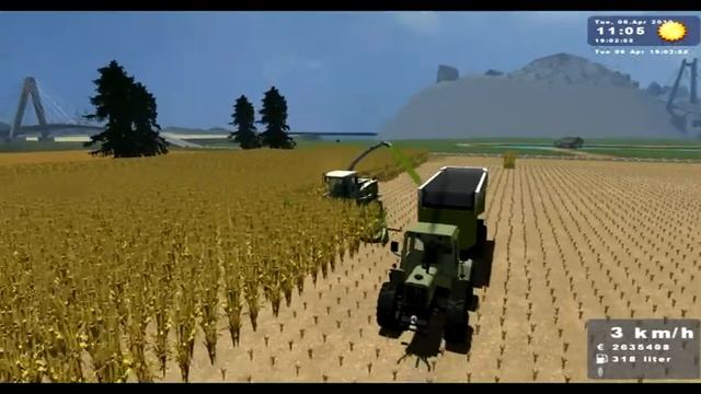 Abfahrhelfer Jaguar MB trac 900 kaveco 2 achser смотреть онлайн