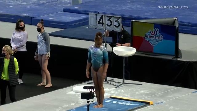 Kaliya Lincoln - Vault, WOGA - 2021 US Championships смотреть онлайн
