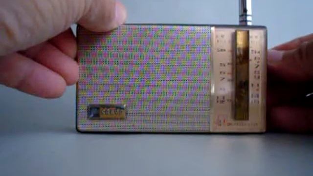 SANYO 7S P5 MADE IN JAPAN PORTABLE AM TRANSISTOR RADIO смотреть онлайн