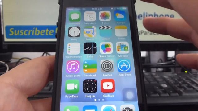 10 consejos para ahorrar batería en tu iPhone 5S 5C 5 4 iOS 7 español Channeliphone смотреть онлайн
