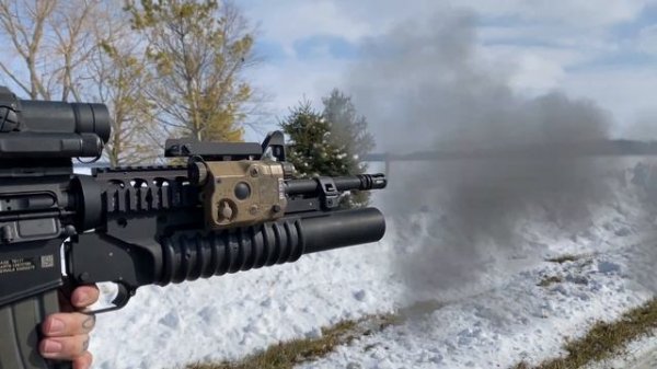 Colt M4A1 + LMT M203 40MM Grenade Launcher