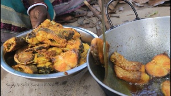 MASALA FISH CURRY RECIPE || ROHU FISH CURRY RECIPE || FISH CURRY BY TRIBE VILLAGE COOKING