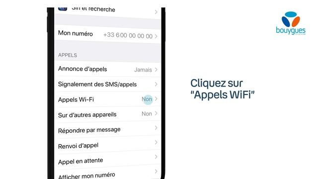 Passez des appels et envoyez des SMS via le WiFi (iOS) | Bouygues Telecom смотреть онлайн