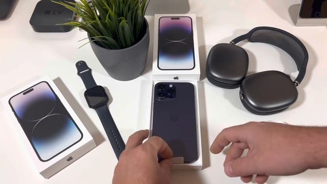 APPLE iPhone 14 Pro Max 256GB Deep Purple • Unboxing | „DaLaMo“ смотреть онлайн