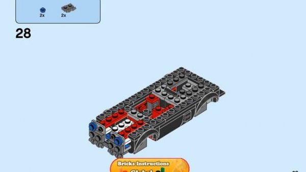 Lego 75893, 1970 Dodge Charger R/T, LEGO® Speed Champions. Part 2