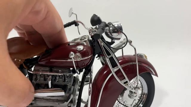 FRANKLIN MINT 1942 INDIAN MOTORCYCLE MODEL 442 1:10 SCALE DIE CAST #INDIAN #franklinmint #vintage смотреть онлайн