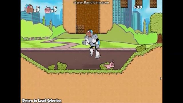 Юные титаны Прогулка Киборга игра бродилка. Young Titans Cyborg walker Online. смотреть онлайн