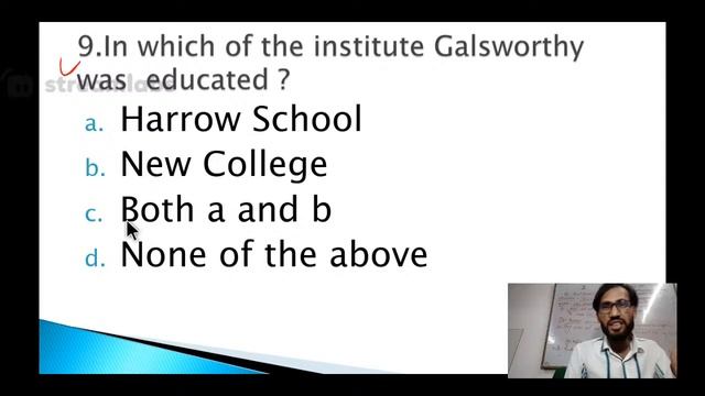 John Galsworthy Most Important questions 01| up tgt english preparation | Dsssb tgt english | Aided смотреть онлайн