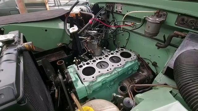Land rover series 3 2 1/4 diesel build part 5. valves and cylinder head replaced смотреть онлайн