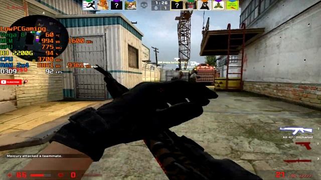 CS:GO - Ryzen 3 2200G Vega 8 - Gameplay смотреть онлайн
