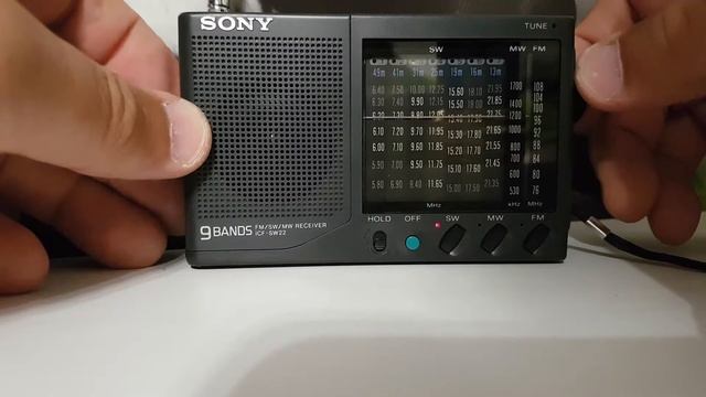 SONY ICF-SW22. КВ диапазон
