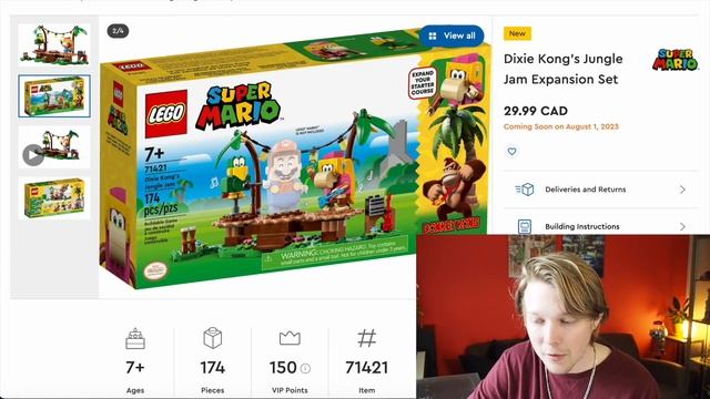 LEGO Super Mario Summer 2023 Set Images (Donkey Kong, Diddy Kong, Dixie Kong, Funky Kong and More!) смотреть онлайн