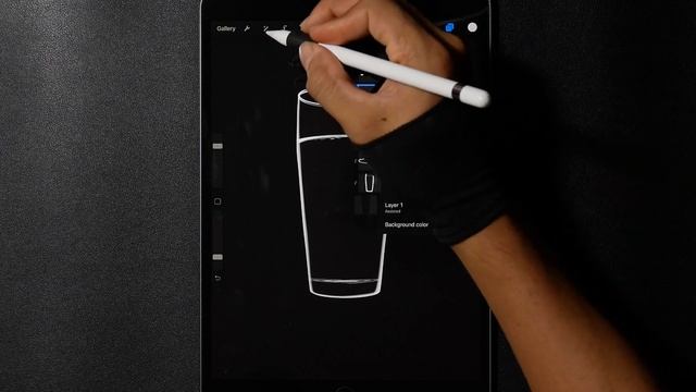 Drawing a Realistic Glass of Water with Procreate on iPad Pro смотреть онлайн