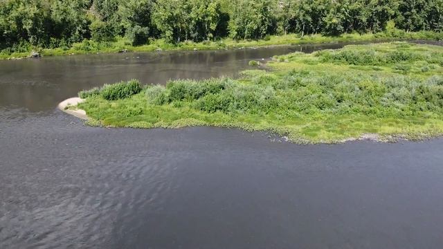 Mavic Mini полёт над рекой Уса