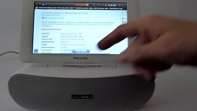 Acho C901 MID 7" RK2808 Android Tablet WiFi G-Sensor 4GB - IN STOCK смотреть онлайн