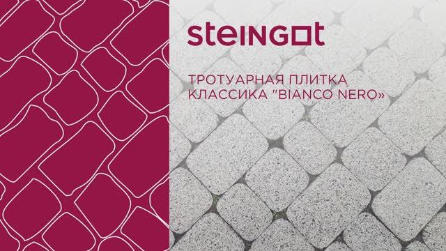 Тротуарная плитка Классика "Bianco Nero" смотреть онлайн